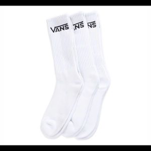 Vans Classic Crew Socks Mens 3 Pack Size 9.5-13